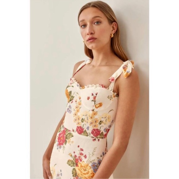 NWT Reformation Nikita Dress Bouquet - Picture 4 of 5
